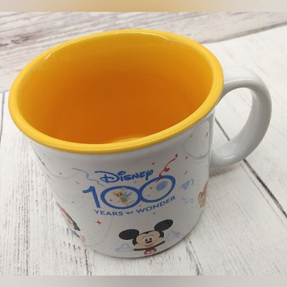 Disney 100 Years Celebration Coffee Tea Mug Cup Mickey Mouse Donald Duck New - Picture 7 of 11